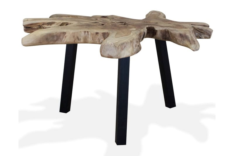 Sohvapöytä 80x70x38 cm aito tiikki - Ruskea - Huonekalut - Pöytä & ruokailuryhmä - Sohvapöytä