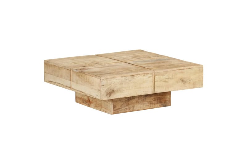 Sohvapöytä 80x80x28 cm täysi mangopuu - Huonekalut - Pöytä & ruokailuryhmä - Sohvapöytä