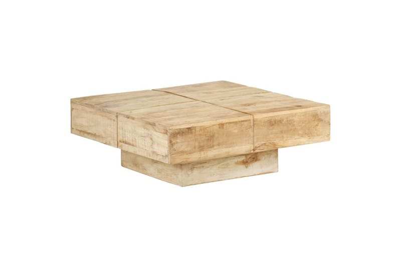 Sohvapöytä 80x80x28 cm täysi mangopuu - Huonekalut - Pöytä & ruokailuryhmä - Sohvapöytä