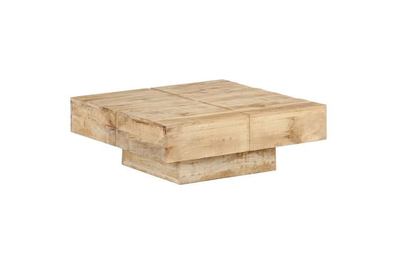 Sohvapöytä 80x80x28 cm täysi mangopuu - Huonekalut - Pöytä & ruokailuryhmä - Sohvapöytä
