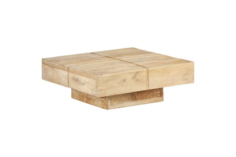 Sohvapöytä 80x80x28 cm täysi mangopuu - Huonekalut - Pöytä & ruokailuryhmä - Sohvapöytä