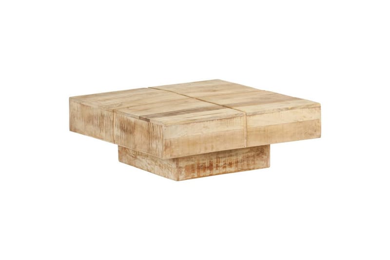 Sohvapöytä 80x80x28 cm täysi mangopuu - Huonekalut - Pöytä & ruokailuryhmä - Sohvapöytä