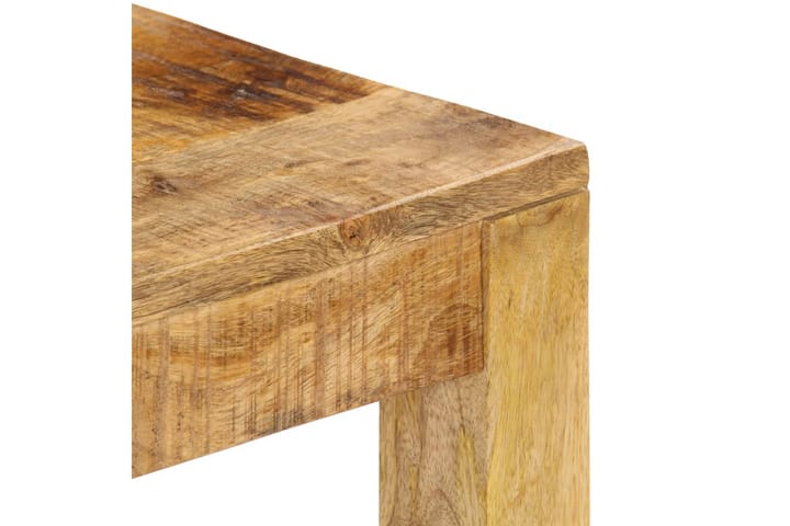 Sohvapöytä 80x80x40 cm kiinteä mangopuu - Ruskea - Sohvapöytä