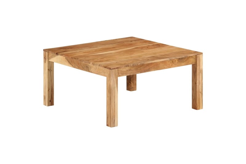 Sohvapöytä 80x80x40 cm täysi akaasiapuu - Ruskea - Huonekalut - Pöytä & ruokailuryhmä - Sohvapöytä