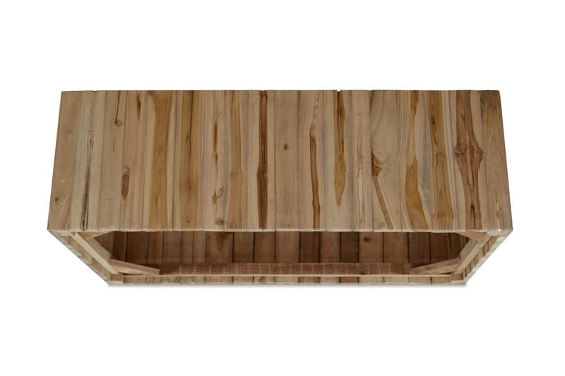 Sohvapöytä 90x50x35 cm aito tiikki - Ruskea - Huonekalut - Pöytä & ruokailuryhmä - Sohvapöytä