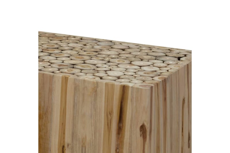 Sohvapöytä 90x50x35 cm aito tiikki - Ruskea - Huonekalut - Pöytä & ruokailuryhmä - Sohvapöytä
