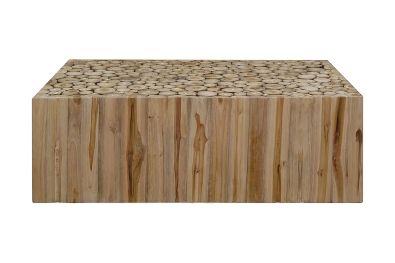 Sohvapöytä 90x50x35 cm aito tiikki - Ruskea - Huonekalut - Pöytä & ruokailuryhmä - Sohvapöytä