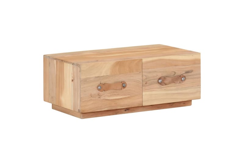 Sohvapöytä 90x50x35 cm kierrätetty täyspuu - Ruskea - Huonekalut - Pöytä & ruokailuryhmä - Sohvapöytä