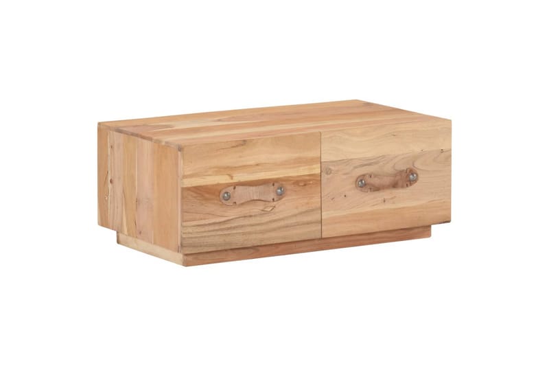 Sohvapöytä 90x50x35 cm kierrätetty täyspuu - Ruskea - Huonekalut - Pöytä & ruokailuryhmä - Sohvapöytä