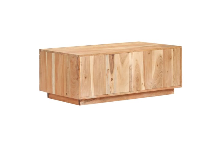Sohvapöytä 90x50x35 cm kierrätetty täyspuu - Ruskea - Sohvapöytä