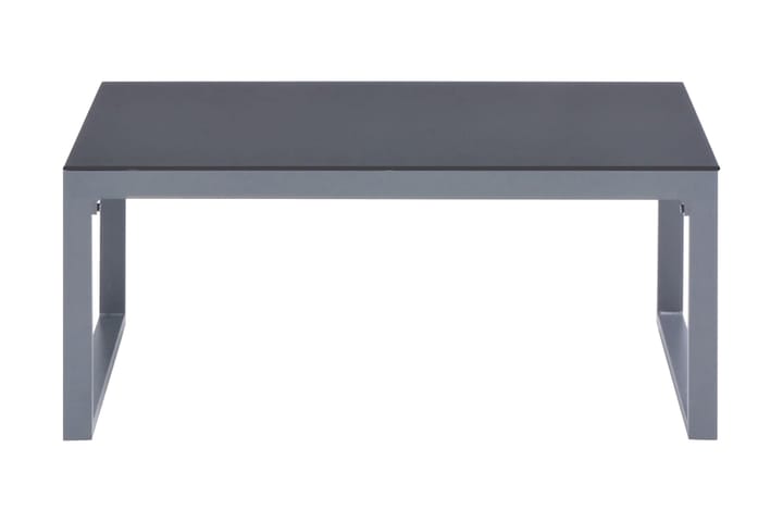 Sohvapöytä 90x50x40 cm alumiini - Harmaa - Sohvapöytä