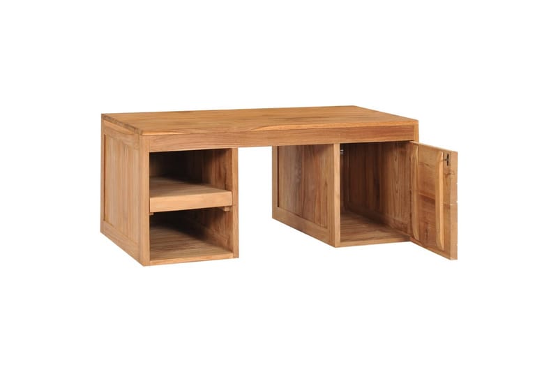 Sohvapöytä 90x50x40 cm täysi tiikki - Ruskea - Huonekalut - Pöytä & ruokailuryhmä - Sohvapöytä
