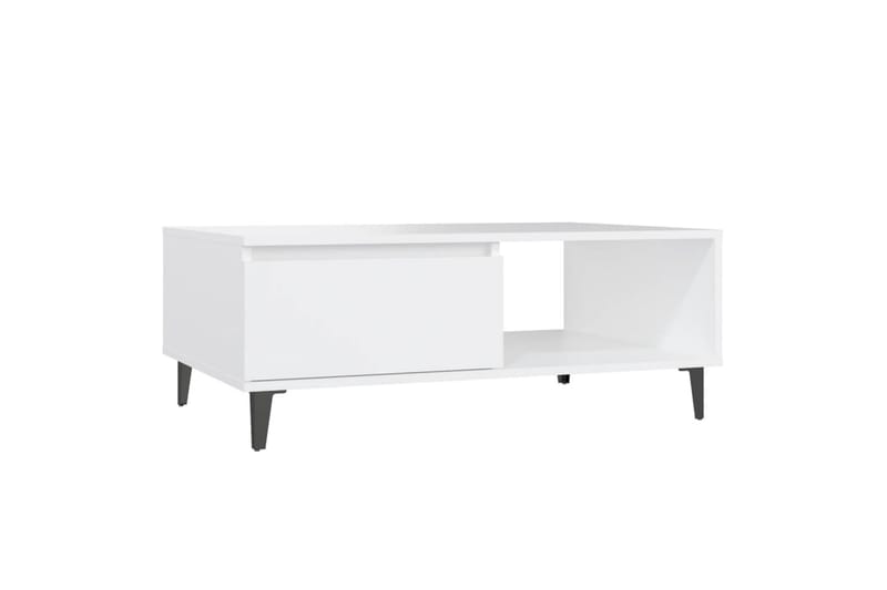 Sohvapöytä 90x60x35 cm - Valkoinen - Huonekalut - Pöytä & ruokailuryhmä - Sohvapöytä