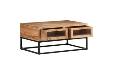 Sohvapöytä 90x60x40 cm täysi akaasiapuu - Ruskea - Huonekalut - Pöytä & ruokailuryhmä - Sohvapöytä