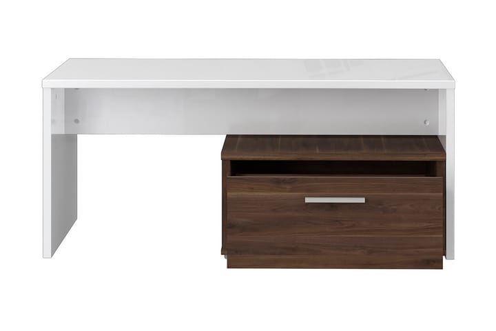 Sohvapöytä Abderas 110 cm - Ruskea/Valkoinen - Sohvapöytä
