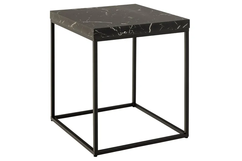 Sohvapöytä Adisan 40x40 cm, Musta
