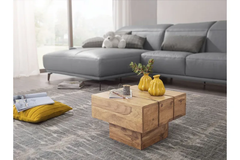 Sohvapöytä Aeshia 44 cm - Akaasia - Huonekalut - Pöytä & ruokailuryhmä - Sohvapöytä