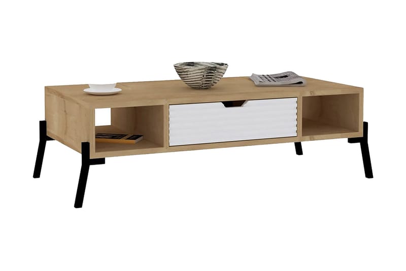 Sohvapöytä Aizpute 100x28,2x100 cm - Sininen - Huonekalut - Pöytä & ruokailuryhmä - Sohvapöytä