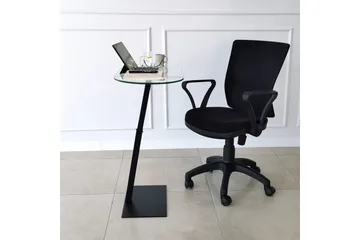 Sohvapöytä Amadox 70x35x70 cm Soikea - Musta - Huonekalut - Pöytä & ruokailuryhmä - Sohvapöytä