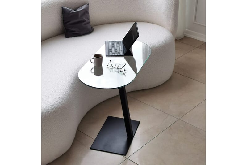 Sohvapöytä Amadox 70x35x70 cm Soikea - Musta - Huonekalut - Pöytä & ruokailuryhmä - Sohvapöytä