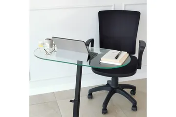 Sohvapöytä Amadox 70x35x70 cm Soikea - Musta - Huonekalut - Pöytä & ruokailuryhmä - Sohvapöytä