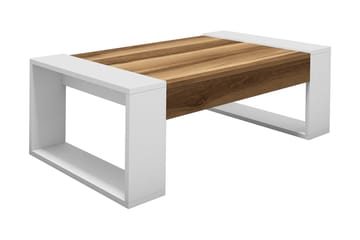 Sohvapöytä Amtorp 102 cm - Ruskea/Valkoinen - Huonekalut - Pöytä & ruokailuryhmä - Sohvapöytä