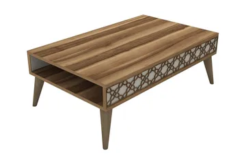 Sohvapöytä Amtorp 105 cm Säilytyksellä Hylly Ketjukuvio