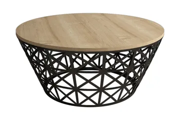 Sohvapöytä Amtorp 90 cm Pyöreä Kartiomainen