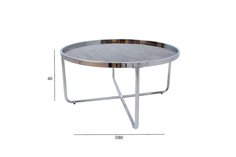 Sohvapöytä Astor 80x40 cm Harmaa - Huonekalut - Pöytä & ruokailuryhmä - Sohvapöytä