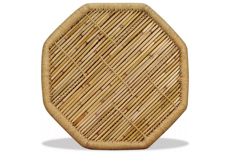 Sohvapöytä bambu kahdeksankulmio 60x60x45 cm - Ruskea - Huonekalut - Pöytä & ruokailuryhmä - Sohvapöytä
