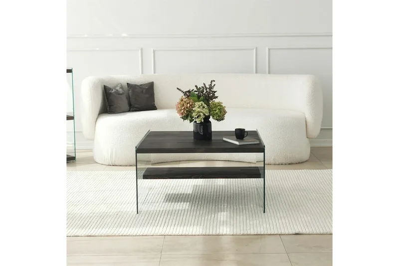 Sohvapöytä Banize 75 cm - Antrasiitti - Huonekalut - Pöytä & ruokailuryhmä - Sohvapöytä