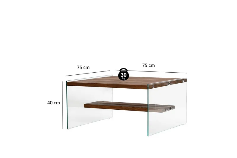 Sohvapöytä Banize 75 cm - Natural - Huonekalut - Pöytä & ruokailuryhmä - Sohvapöytä