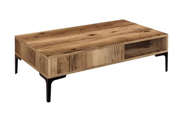 Sohvapöytä Barbele 105x32,6x105 cm - Ruskea - Huonekalut - Pöytä & ruokailuryhmä - Sohvapöytä
