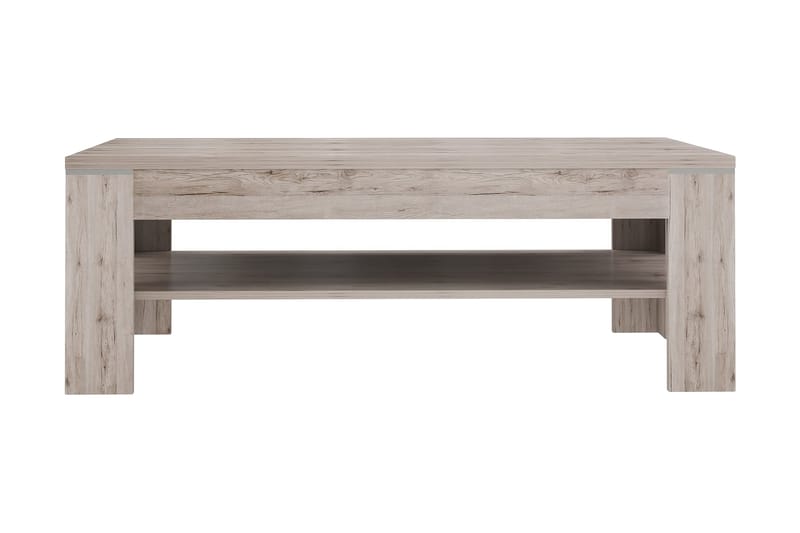 Sohvapöytä Belaugh 120 cm Säilytyksellä Hylly - Ruskea/Luonnonväri - Huonekalut - Pöytä & ruokailuryhmä - Sohvapöytä