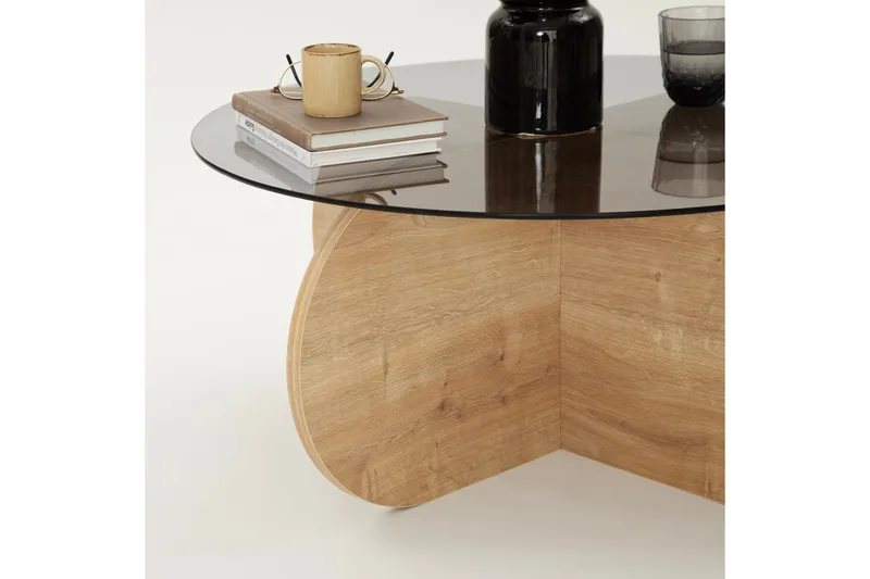 Sohvapöytä Belgin 75 cm - Harmaa - Huonekalut - Pöytä & ruokailuryhmä - Sohvapöytä