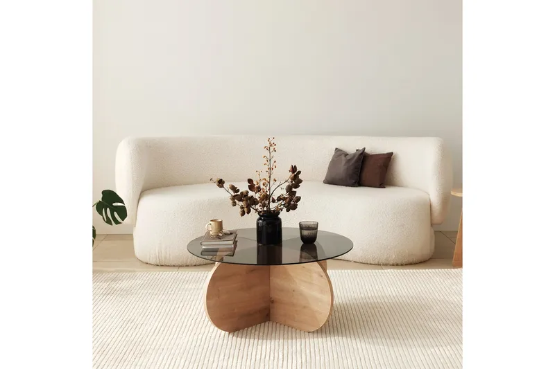 Sohvapöytä Belgin 75 cm - Harmaa - Huonekalut - Pöytä & ruokailuryhmä - Sohvapöytä