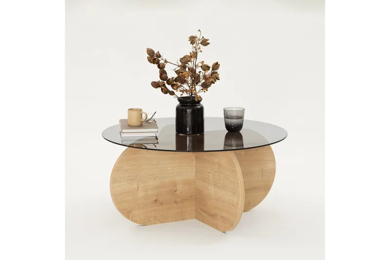 Sohvapöytä Belgin 75 cm - Harmaa - Huonekalut - Pöytä & ruokailuryhmä - Sohvapöytä