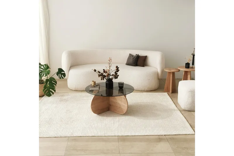 Sohvapöytä Belgin 75 cm - Harmaa - Huonekalut - Pöytä & ruokailuryhmä - Sohvapöytä