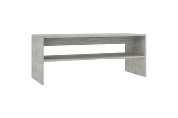 Sohvapöytä betoninharmaa 100x40x40 cm lastulevy - Harmaa - Huonekalut - Pöytä & ruokailuryhmä - Sohvapöytä