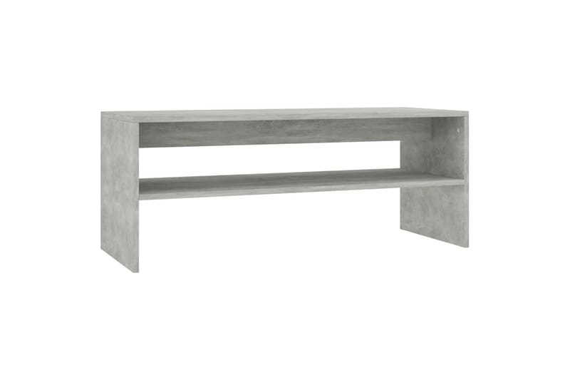 Sohvapöytä betoninharmaa 100x40x40 cm lastulevy - Harmaa - Huonekalut - Pöytä & ruokailuryhmä - Sohvapöytä
