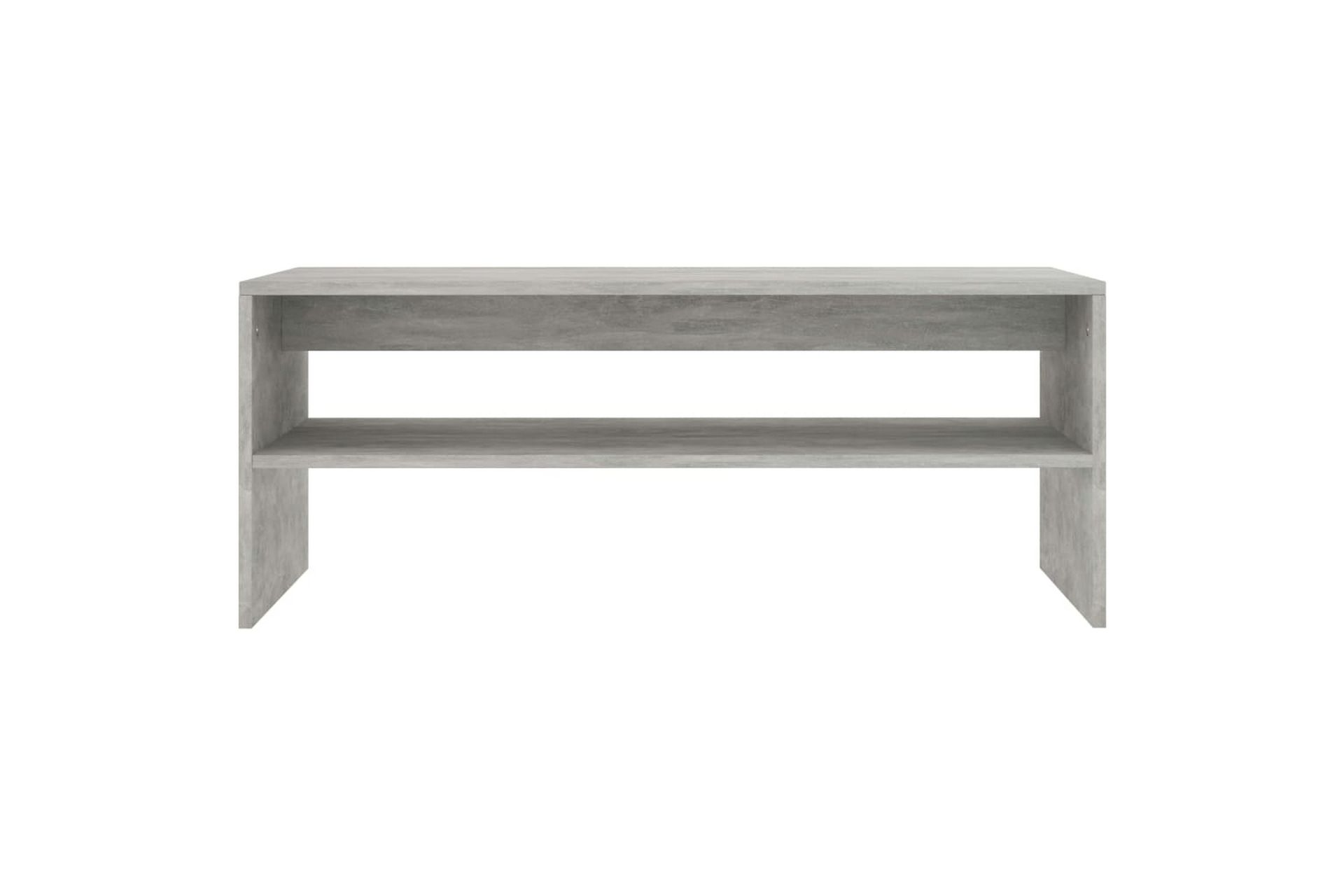 Sohvapöytä betoninharmaa 100x40x40 cm lastulevy - Harmaa - Huonekalut - Pöytä & ruokailuryhmä - Sohvapöytä