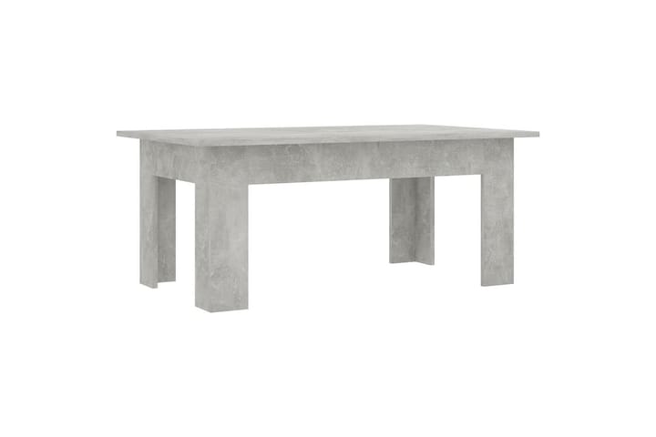 Sohvapöytä betoninharmaa 100x60x42 cm lastulevy - Harmaa - Sohvapöytä
