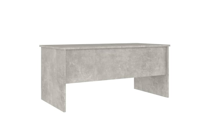 Sohvapöytä betoninharmaa 102x50,5x46,5 cm tekninen puu - Harmaa - Sohvapöytä