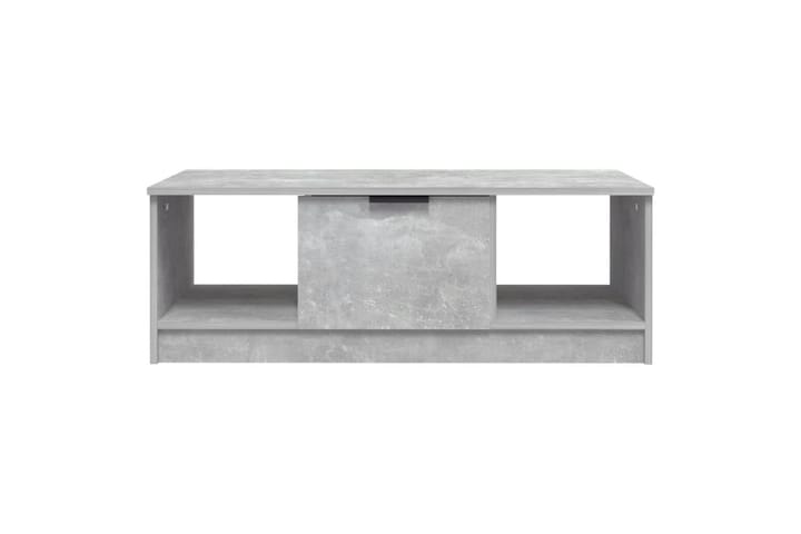 Sohvapöytä betoninharmaa 102x50x36 cm tekninen puu - Harmaa - Sohvapöytä