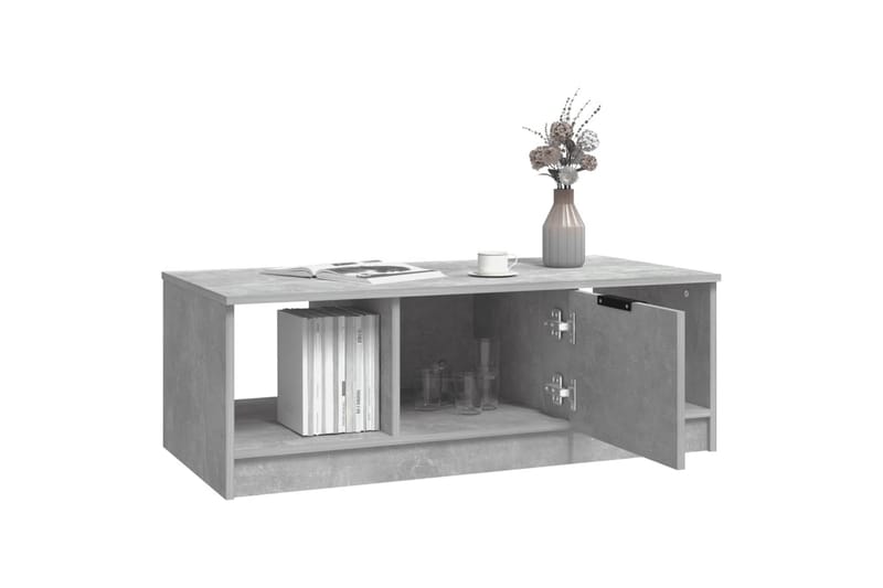 Sohvapöytä betoninharmaa 102x50x36 cm tekninen puu - Harmaa - Huonekalut - Pöytä & ruokailuryhmä - Sohvapöytä