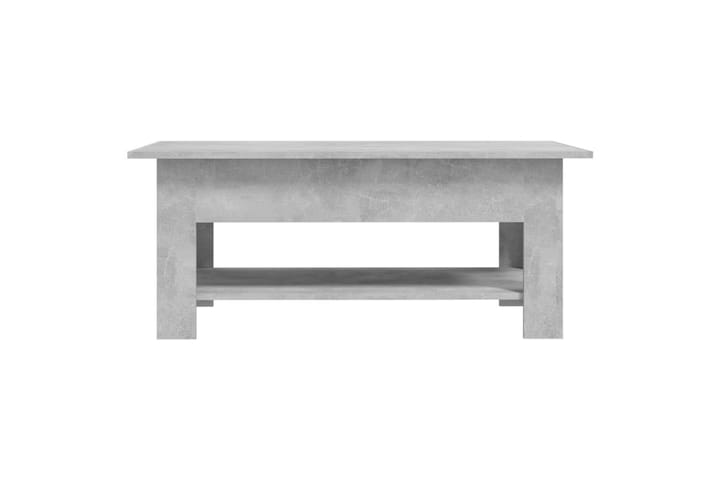 Sohvapöytä betoninharmaa 102x55x42 cm lastulevy - Harmaa - Sohvapöytä