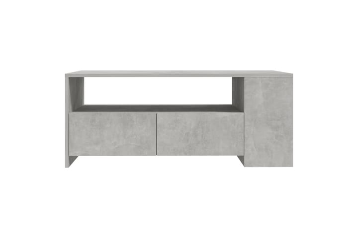 Sohvapöytä betoninharmaa 102x55x42 cm tekninen puu - Harmaa - Sohvapöytä