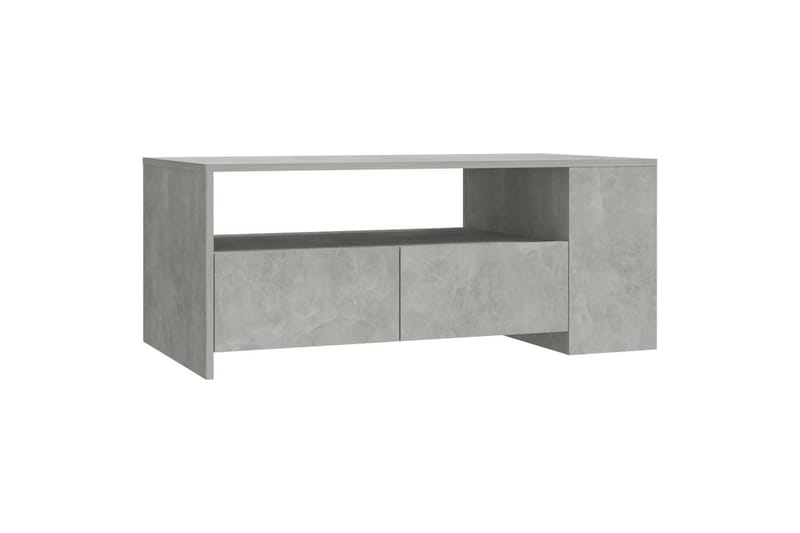 Sohvapöytä betoninharmaa 102x55x42 cm tekninen puu - Harmaa - Huonekalut - Pöytä & ruokailuryhmä - Sohvapöytä
