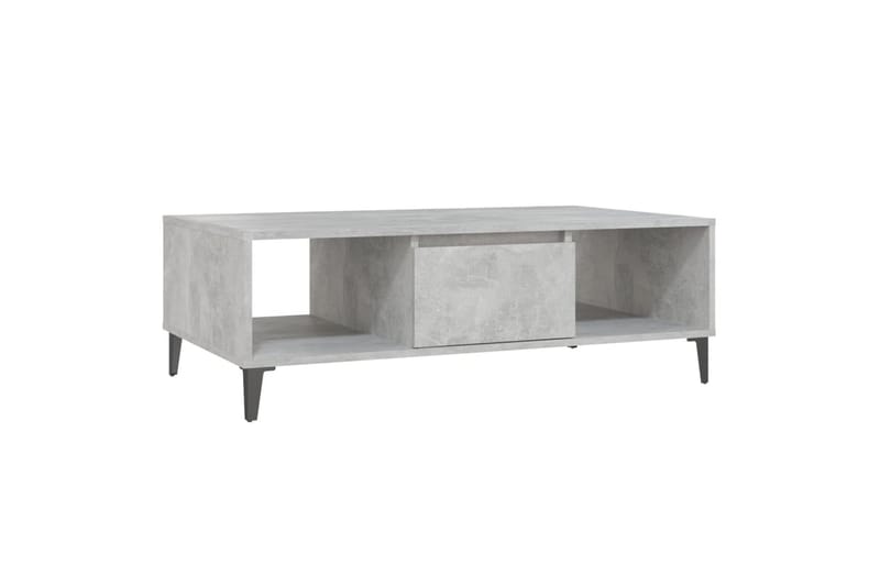 Sohvapöytä betoninharmaa 103,5x60x35 cm lastulevy - Harmaa - Huonekalut - Pöytä & ruokailuryhmä - Sohvapöytä