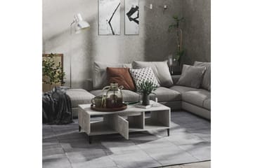 Sohvapöytä betoninharmaa 103,5x60x35 cm lastulevy - Harmaa - Huonekalut - Pöytä & ruokailuryhmä - Sohvapöytä